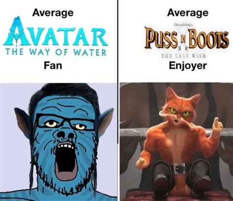 But in that time, the series hasn't lost any momentum. . Puss in boots avatar meme